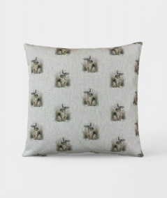 Rabbit print square cushions