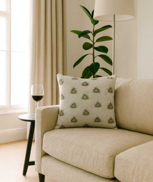 Small Rabbit Print Cushions