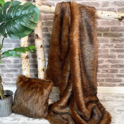 Raynard Faux Fur Throw | Large Faux Fur Throw | Sofa or Bed Throw