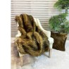 Red Fox Faux Fur Blanket | Synthetic Fur Blanket | Fake Fur Throws
