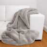 Luxury Taupe Fur Throw | Synthetic Fur Blanket | Richmond Taupe