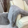 Luxury Taupe Fur Throw | Synthetic Fur Blanket | Richmond Taupe