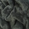 Grey Faux Fur Throw | Dark Faux Fur Throw | Grey Fake Fur Throw