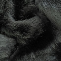 Black Bear Faux Fur Throw| Large Black Faux Fur Bedspread and Blankets