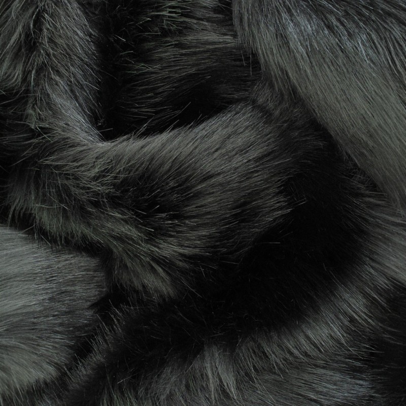 Black Bear Faux Fur Throw| Large Black Faux Fur Bedspread and Blankets