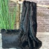 Black Bear Faux Fur Throw| Large Black Faux Fur Bedspread and Blankets