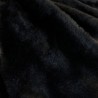 Black Fur Throw | Black Fake Faux Fur Throw | Black Panther Throw