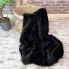 Black Panther Faux Fur Throws | Large Fur Blankets + Bedspreads