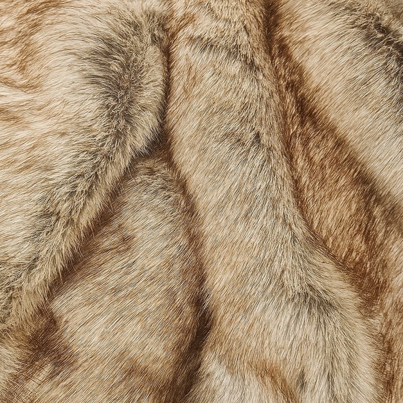 Faux Fur Blanket | Fake Fur Throw | Large Faux Fur Throw | Groundhog