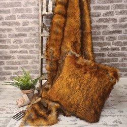 Plaid en fausse fourrure Zanzibar | Plaid en fausse fourrure Ginger | Couvre-lit en fausse fourrure Ginger