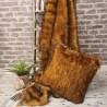 Zanzibar Faux Fur Throw | Ginger Faux Throw | Ginger Faux Fur Bedspread