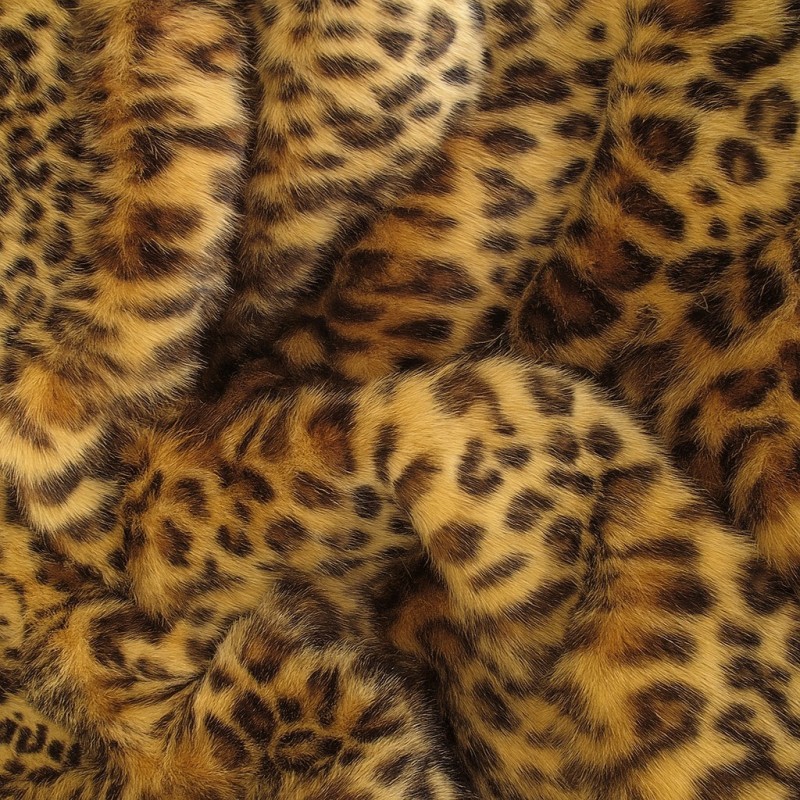Leopard Print Faux Fur Throw | Animal Print Fur Throw | Leopard Throw