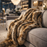 Jeté en fausse fourrure de vison | Jeté en fausse fourrure de vison | Couvre-lit en fausse fourrure de vison |