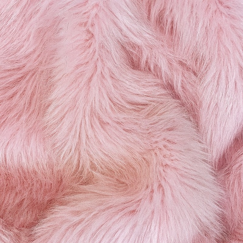Pink Faux Fur Throw | Pink Fur Throw | Pink Fake Fur Throw