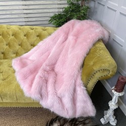 Pink Faux Fur Throw | Pink Fur Throw | Pink Fake Fur Throw