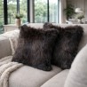 Faux Fur Cushions | Brown Cushion Covers | Brown Bear Fur Sofa Cushions
