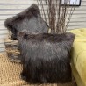 Faux Fur Cushions | Brown Cushion Covers | Brown Bear Fur Sofa Cushions
