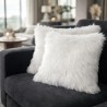 Cream Faux Fur Cushions | Cream Cushions | Deluxe Polar Cushion Covers