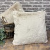 Beige Cushion Covers | Beige Faux Fur Cushions | Richmond Almond Cushions