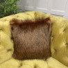 Raynard Faux Fur Cushions | Brown Fur Pillows | Fur Cushion Covers