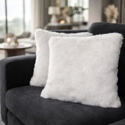 Faux Fur Cushion Richmond Cream | Cream Fur Pillow | Off-white Fur