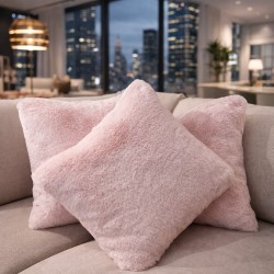 Faux Fur Cushion Richmond Pink | Pink Fur Pillow | Pink Fur Cushion