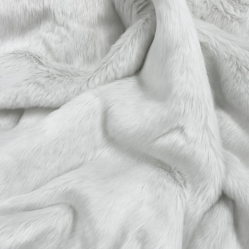 Silver Fox Faux Fur Cushions | Fox Fur Pillows | Grey Sofa Cushions