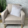 Beige Frost Fur Cushions | Luxury Faux Fur Cushions and Pillows
