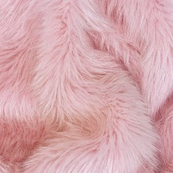 Bubble-gum Faux Fur Cushion | Pink Faux Fur Cushions | Pink Fluffy Cushion
