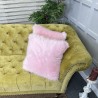 Coussins en fausse fourrure rose bonbon | Coussin en fausse fourrure rose | Coussin en fourrure rose