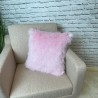 Bubble-gum Faux Fur Cushion | Pink Faux Fur Cushions | Pink Fluffy Cushion