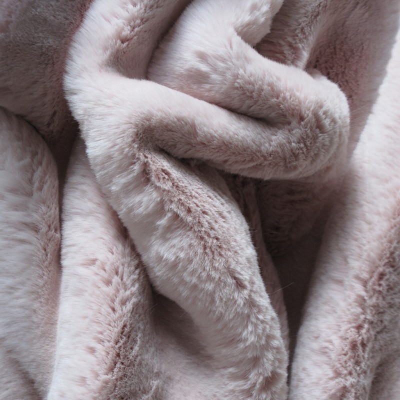 Richmond Pink Rectangular Fur Cushion | Rectangular Faux Fur Cushions |