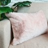 Richmond Pink Rectangular Fur Cushion | Rectangular Faux Fur Cushions |