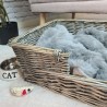 Luxus Kunstpelz Hundedecken | Ash Kunstpelz Hundedecke | Graue Decke