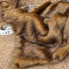 Raynard Faux Fur Pet Blanket | Brown Faux Fur Dog & Cat Blankets |