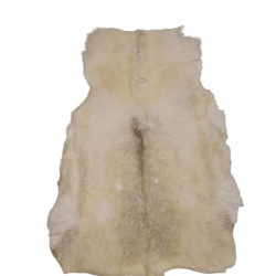 Luxury Pale Coloured Reindeer Rug | Pale Natural Reindeer Skin Rug |