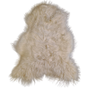 Ivory White Pure Sheepskin Rug | Natural White Icelandic Sheepskin Rug