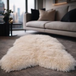 Ivory White Icelandic Sheepskin Rug | Natural Sheepskin Rugs