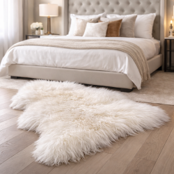 Creamy White Icelandic Sheepskin Rug | Luxury, Natural Sheepskin Rugs