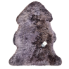 Tapis en peau de mouton marron chocolat | Tapis en pure laine de mouton | Tapis en laine marron