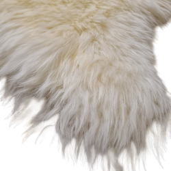 Natürlicher Schaffell-Teppich | Reine Wollteppiche | Cremefarbener Schaffell-Wollteppich