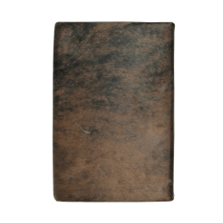 Small Brown Brindle Cowhide Footstool | Small Cow Hide Foot Stool
