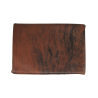 Small Brown Brindle Cowhide Footstool | Small Cow Hide Foot Stool