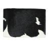 Sgabello Piccolo in Pelle di Mucca Bianco e Nero | Sgabello Piccolo in Pelle di Mucca