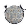 Coussins de siège ronds en denim à motif tête de serpent | Coussins de siège circulaires à motifs