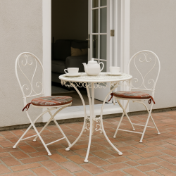 Highland Check Herfst Ronde Bistro Stoelkussens | Tartan Ronde Stoelkussens