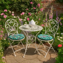 Coussins de siège ronds Velvet Tranquillity pour bistro | Coussins de chaise ronds en velours