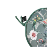 Coussins de siège ronds en velours style chinoiserie pour bistro | Coussins de chaise ronds en velours