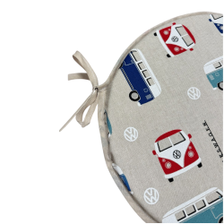 Coussins de siège ronds classiques pour camping-car | Coussins de chaise circulaires modernes