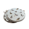 Coussins de siège ronds motif canard colvert | Coussins de chaise circulaires motif canard
